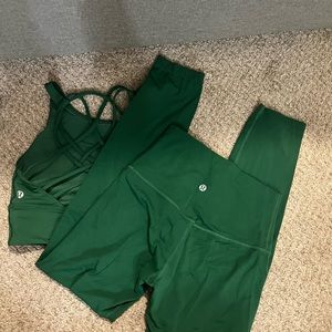 Lululemon Align Matching Pants and Bra